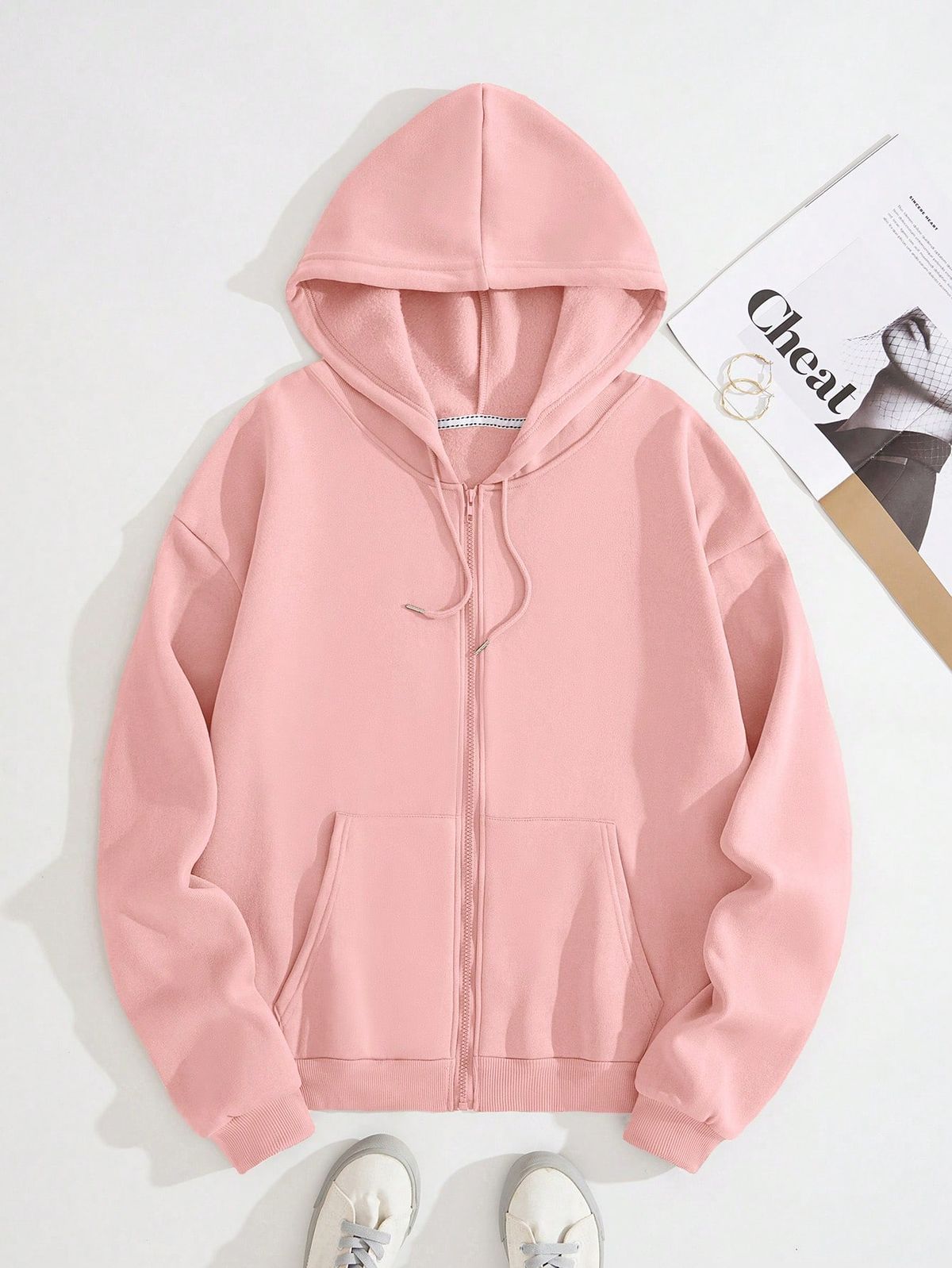 BASIC PINK ZIPPER