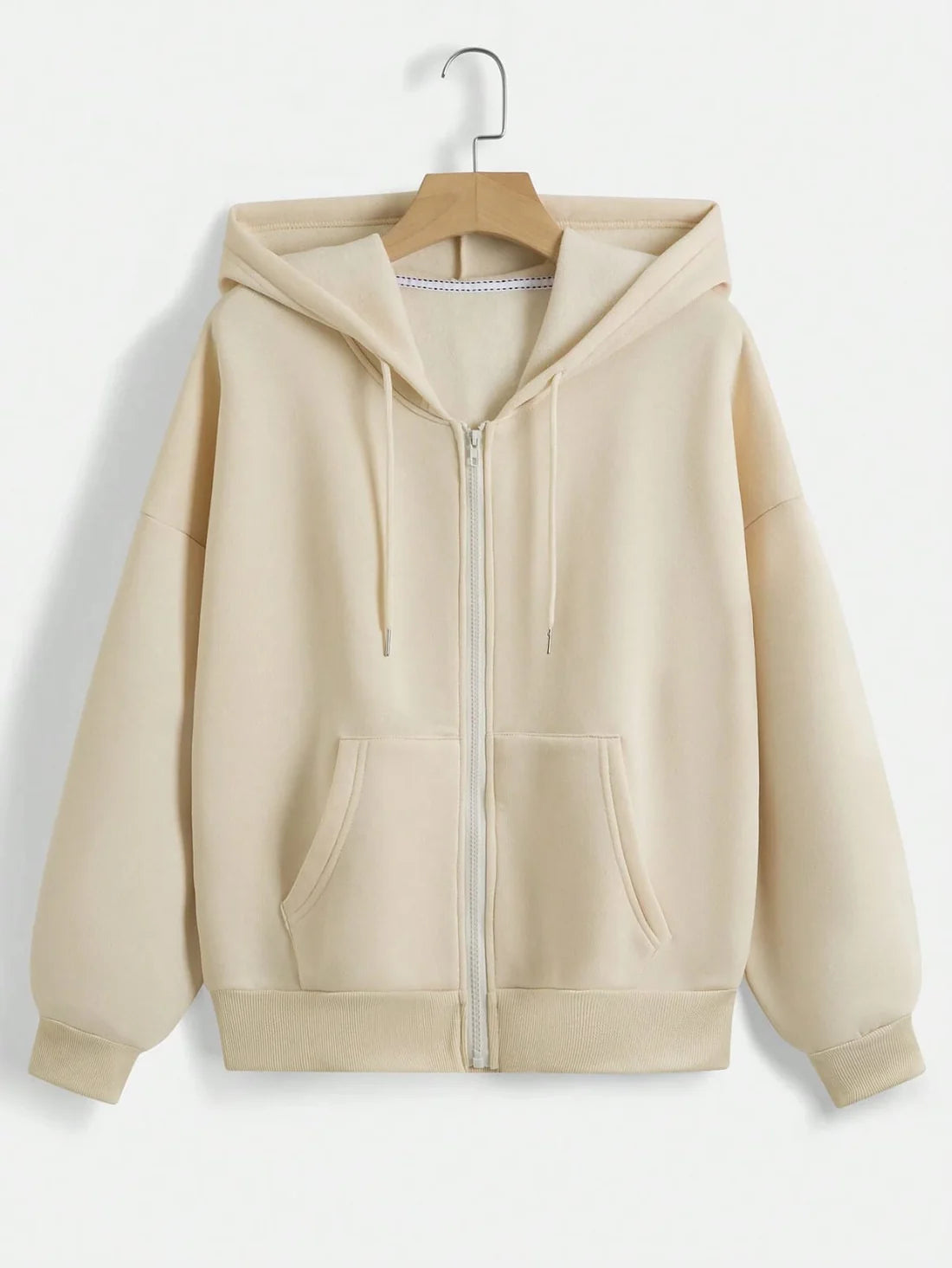 BASIC BEIGE ZIPPER