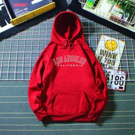 RED HOODIE LOS ANGELES