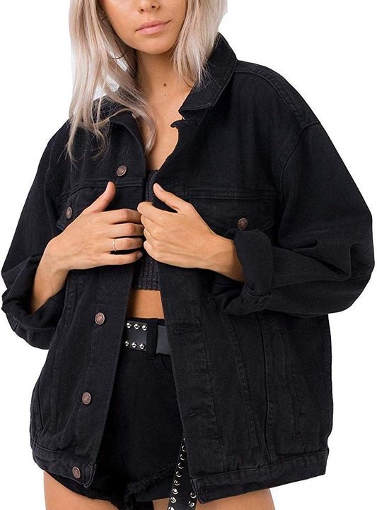 BLACK DENIM JACKET
